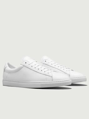 Low 1 Leather Low-Top Sneakers (EU38)